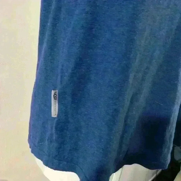 UGG Tank Top 100% Cotton Blue Size S - Picture 4 of 6